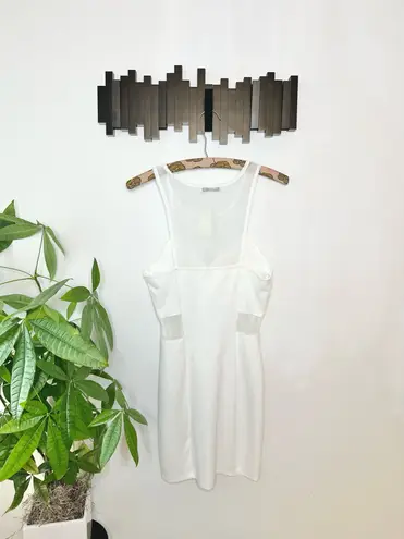 Arden B NWT White sleeveless pull-over mini dress.