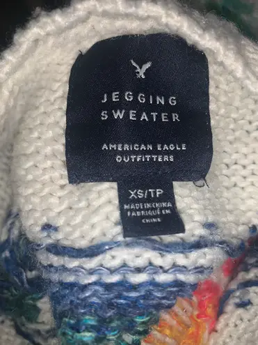 American Eagle Fair Isle Jegging Sweater