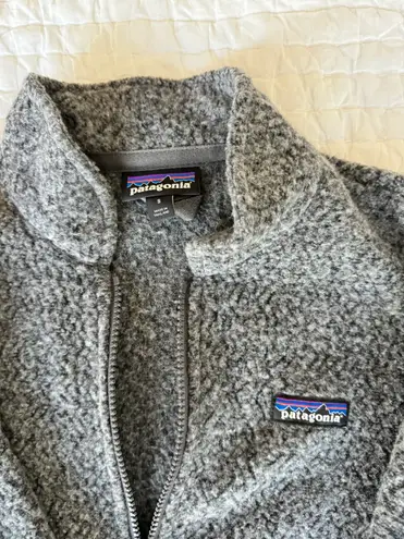 Patagonia Gray Fleece Quarter Zip