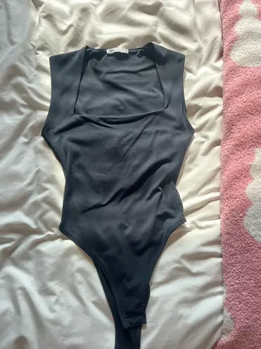 ZARA Black Seamless Bodysuit