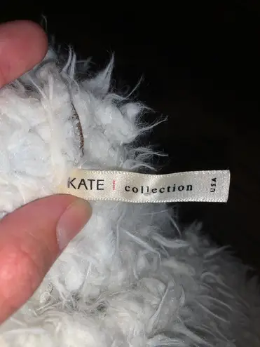 Suede Fur Lined Vest Brown