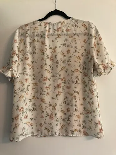 CeCe Floral Blouse