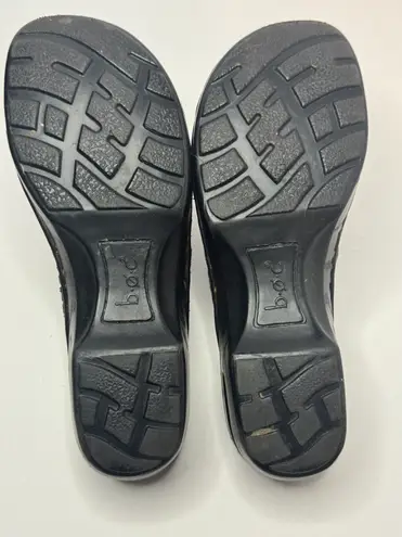 Born concept B.O.C Brown Leather Mules Size 9M