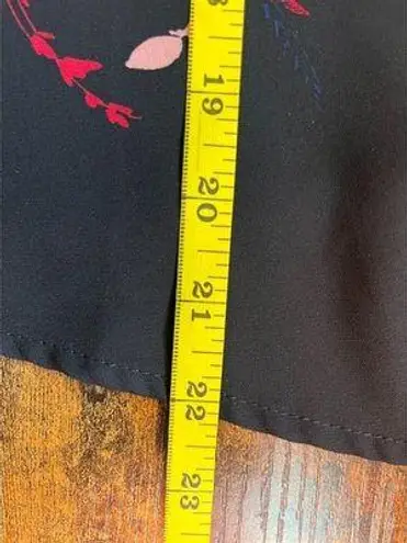 Lily White Black & Floral Tank Top