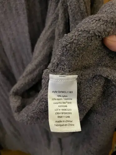 Barefoot Dreams CozyChic Lite Ribbed Shrug Cardi A350248 QVC L/XL