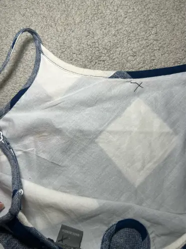 Natural Reflections Vintage 90s Checkered Fringe Plaid Dress Size Small