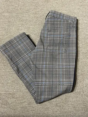 MOTHER Denim MOTHER The Inside Ankle Plaid Print Pants (Size 29)