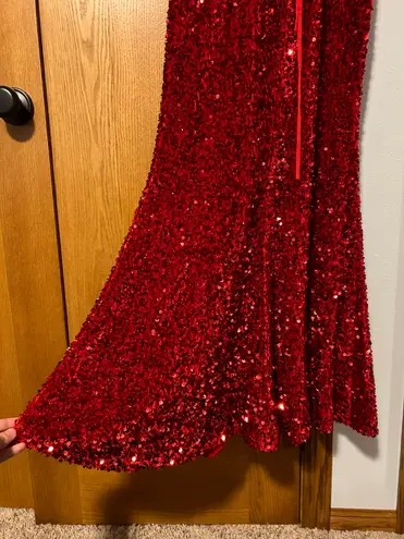 Clarisse Red Prom Dress