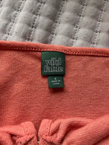 Wild Fable  Bodysuit Ribbed Pink