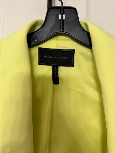 BCBGMAXAZRIA Yellow Blazer