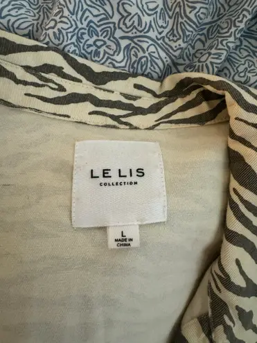 Tiger Print Romper Size L