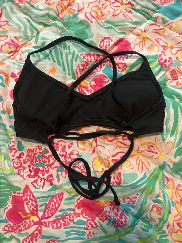 Gilly Hicks Black bikini Hollister  top