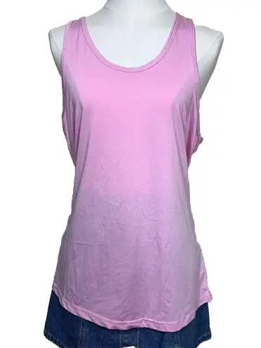Real Essentials Women’s Pink Tank Top Size XL Stretch Polyester Spandex Activewe