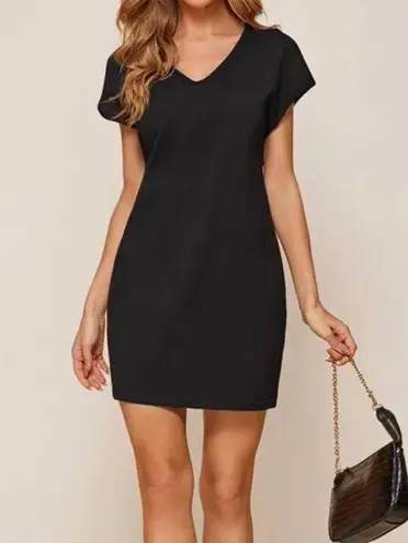 Antistar Black T-Shirt Dress, Size XSmall