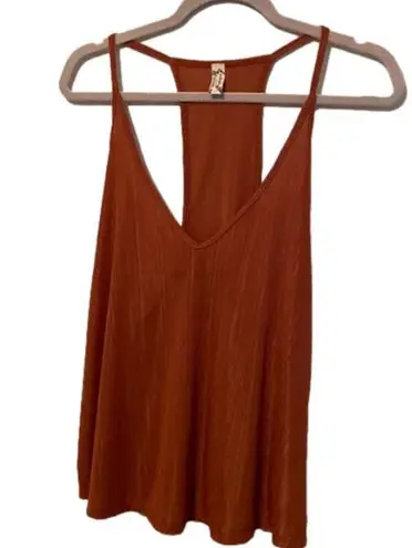 Free People Intimately  sleeveless blouse like new condition burnt orange