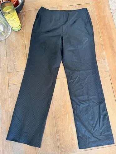 Hilton Hollis Striped Wide Leg Dress Pants Women Size 8 Gray