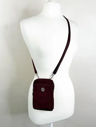 Baggallini NEW BG By RFID Protected Purple Maroon Travel Crossbody Bag