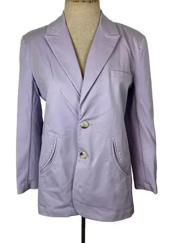 L'Academie size small Lilac lavender purple oversized fit Annie Blazer jacket