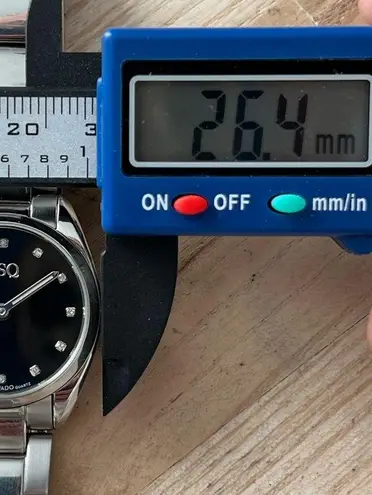 ESQ by Movado Diamonds Ladies Watch Stainless Bracelet Luminous Hands Black Dial