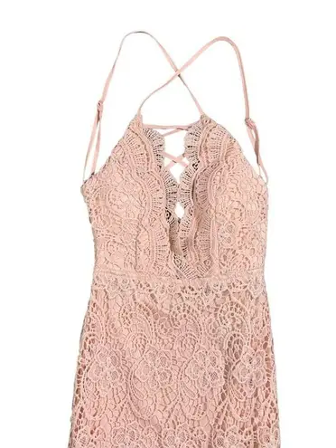 Miss Avenue NEW Pink Lace Bodycon Dress Size Small