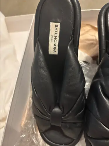Balenciaga Bow Wedged Sandle size EUR 37/ US 6.5