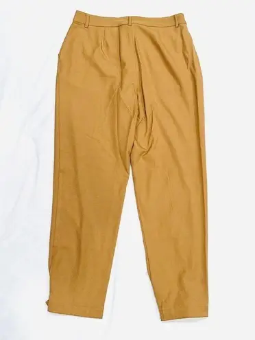 VERO MODA NWT Aware Yellow Ochre/Marigold Button Cuff Pant Mabel NW Ankle Pants