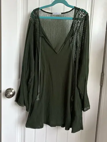 Robin Piccone Green Swim Coverup
