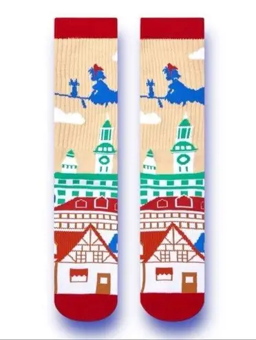 Her Universe Studio Ghibli Kiki's Delivery Service Scenic Silhouette Crew Socks