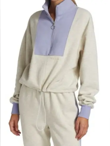 STAUD Alys Colorblock Sweatshirt
