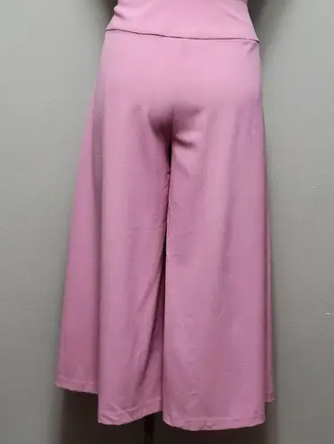 Chadwick's pink cropped wide leg pants size 10