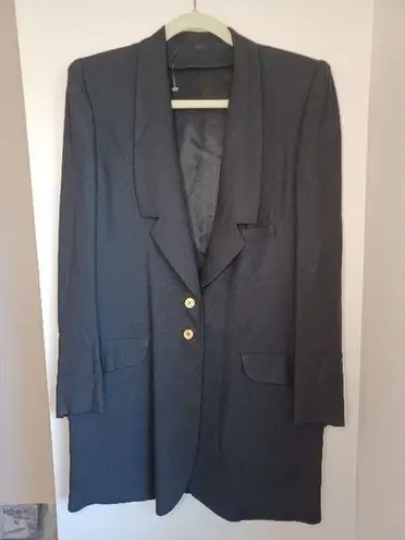 Vintage Sonia Rykiel Black Suit Jacket / Blazer and Pants Size M