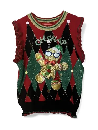 BLIZZARD BAY OH Snap! Sweater Vest Red Size L