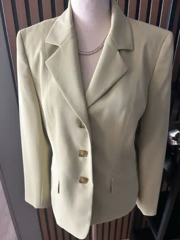 Kasper light green work blazer stylish classy size 8p