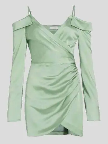 Jonathan Simkhai Edna Off the Shoulder Mini Dress Size 4 Green