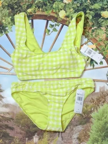 Roxy  beautiful sun bikini set size Med/ large thumbnail 1