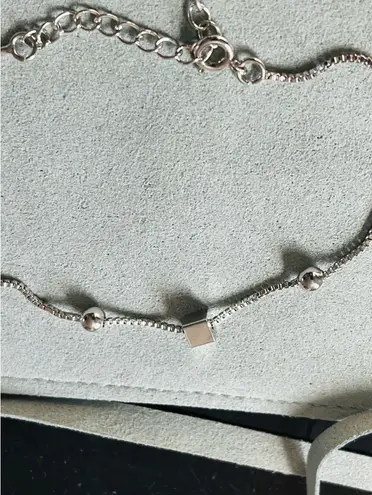 Boutique 925 square circle square bead bracelet