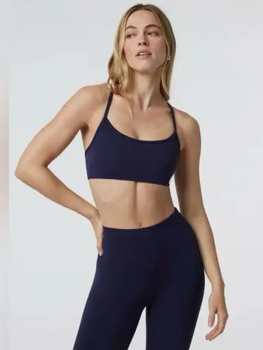 Vuori All The Feels Sports Bra Blue Moisture-Wicking No Pads Size XL