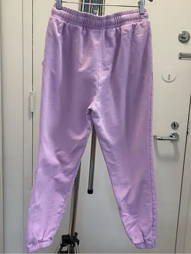 We Wore What Sweatpants in Lilac