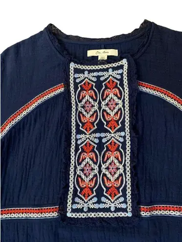 The Moon Ella Dress Womens XL Used Blue Red