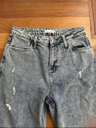 Avec Les Filles Distressed cropped jean