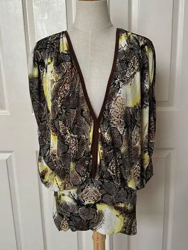 Savee laguna Golden Snake dress size Small NWT