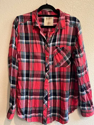 Arizona Jeans Co flannel button down shirt