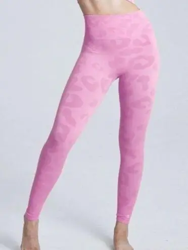 Phat Buddha Gracie Pant Leopard Pink Leggings Sz XS