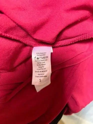 Lularoe Amber Pullover Hoodie Always Late raspberry S