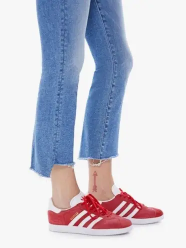 💕MOTHER💕 The Insider Crop Step Fray Jeans ~ Juicin' 34 NWT Blue