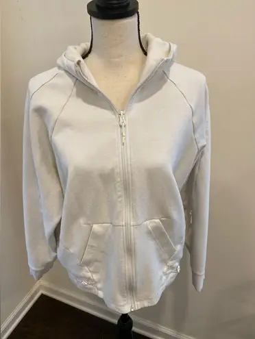 Zella  Full Zip Hoodie in beautiful Grey Moonbeam color Size XS