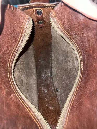 Cowhide crossbody Brown