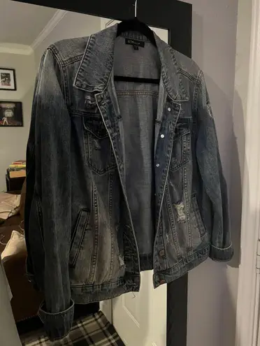 sts blue Oversized Jean jacket