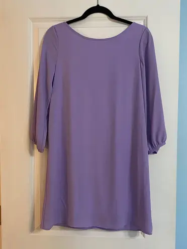 The Blue Door Collection Purple Mini Dress