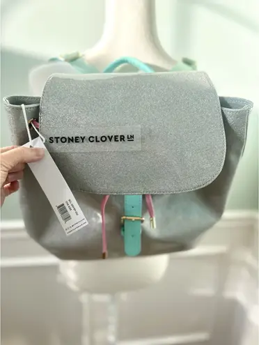 Stoney Clover Lane Flap Backpack Diner Collection Shimmer Cherry on Top NWT HTF